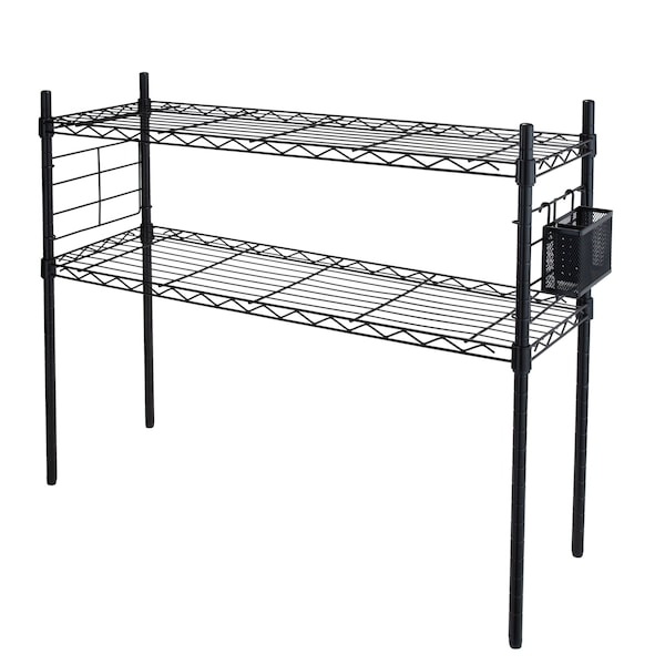 Organize It All Steel Etagere Adjustable Shelves in Black NH-34951-BLK - main
